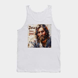 Jesus loves you! Tank Top